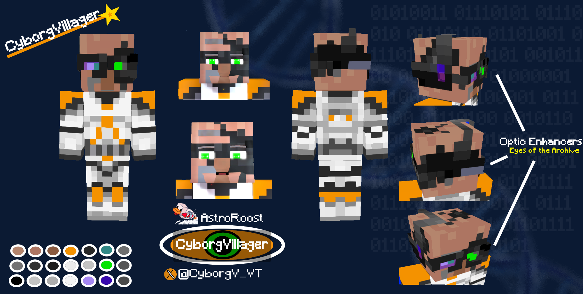 CyborgVillager Model Sheet
